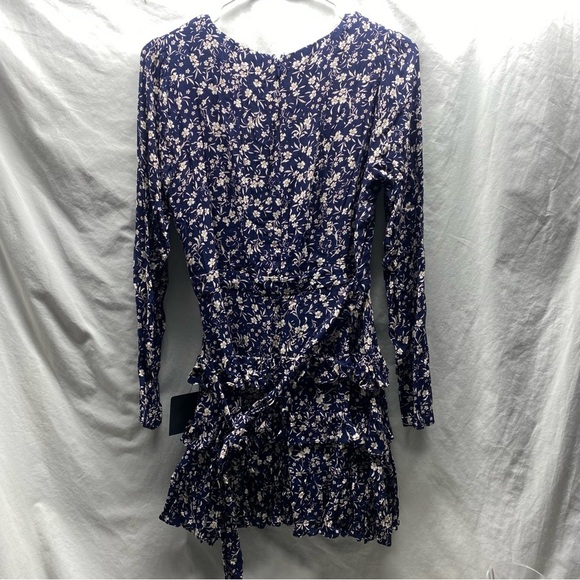 Lulus Mini Floral Ruffled Tier Dress sz M NWT - Picture 2 of 5